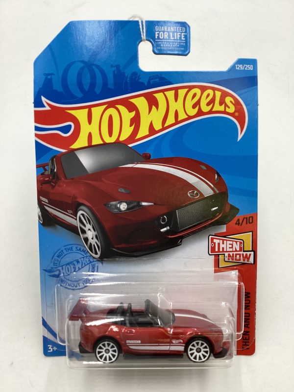 2021 Hot Wheels #129 15 Mazda MX-5 Miata Red Vein 86A Online now