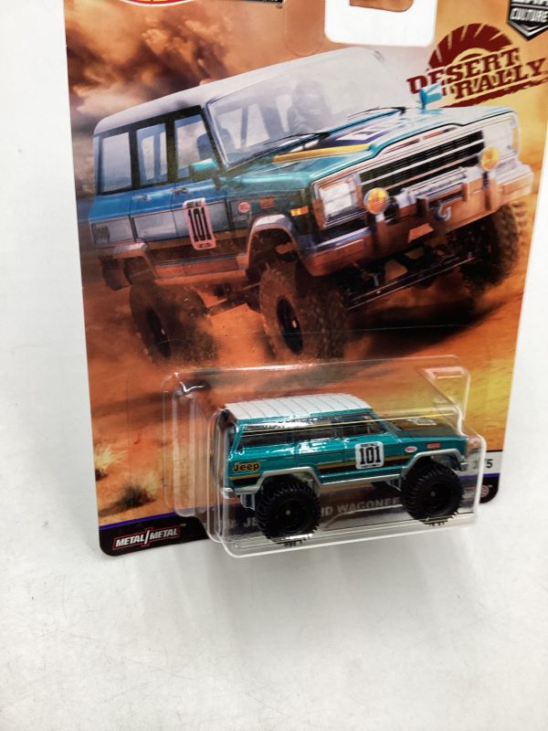 2019 Hot Wheels Desert Rally 3 5 88 Jeep Grand Wagoneer 254i on Sale