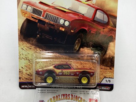 2019 Hot Wheels Desert Rally 1 5 70 Oldsmobile 442 254G Cheap