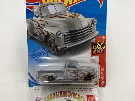 2021 Hot Wheels #229 52 Chevy Gray 16A Hot on Sale