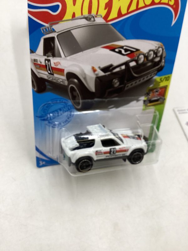 2021 Hot wheels #223 Porsche 914 Safari White 100E Online Sale