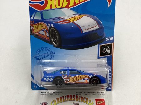 2021 Hot wheels #194 Dodge Charger Stock Car Blue 50H Cheap