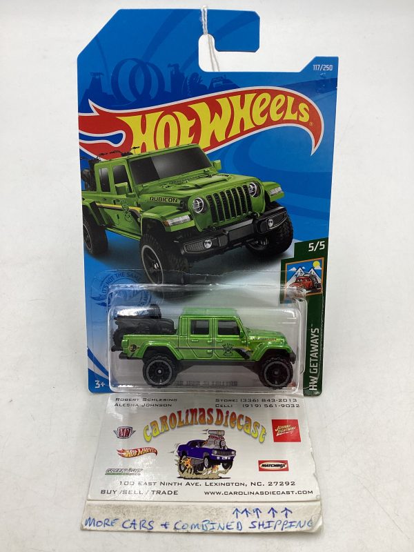 2021 Hot Wheels #117 20 Jeep Gladiator green 42D Online