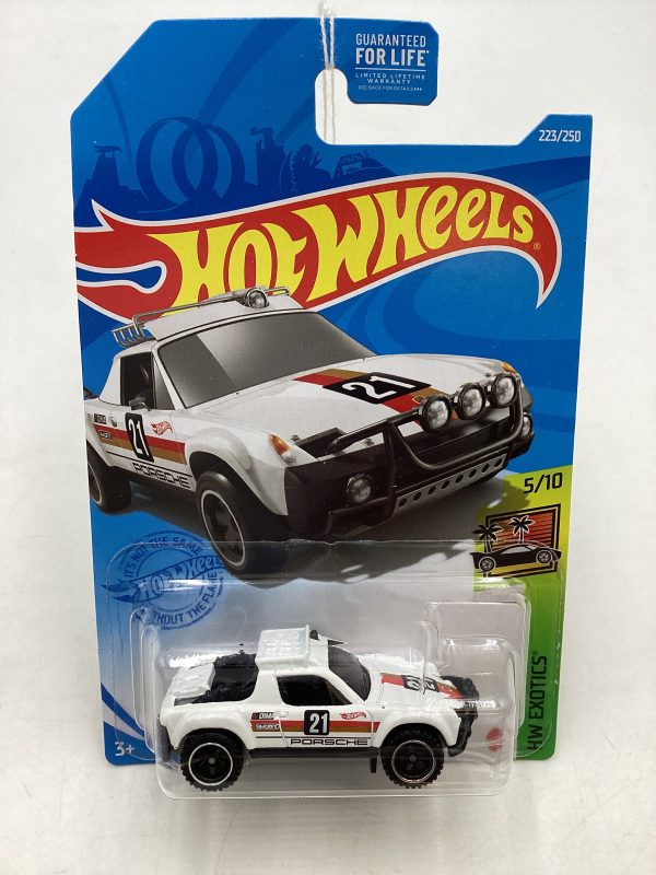 2021 Hot wheels #223 Porsche 914 Safari White 100E Online Sale