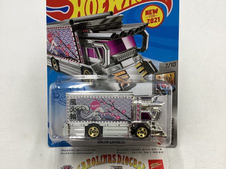 2021 Hot Wheels #102 Raijin Express Chrome OO1 Online Sale