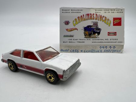 1980 Hot Wheels Blackwall Chevy Citation X-11 White W GHO Wheels Loose Cheap