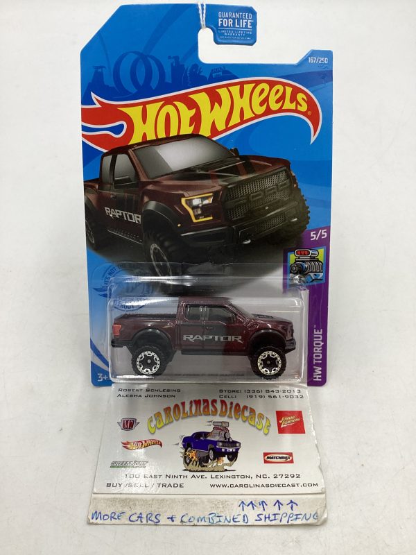 2021 Hot Wheels #167 17 Ford F-150 Raptor Brown 24H Online