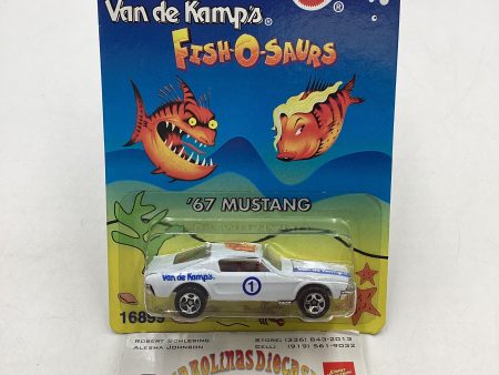 1996 Hot Wheels Van De Kamps Mail In 67 Mustang White Online now