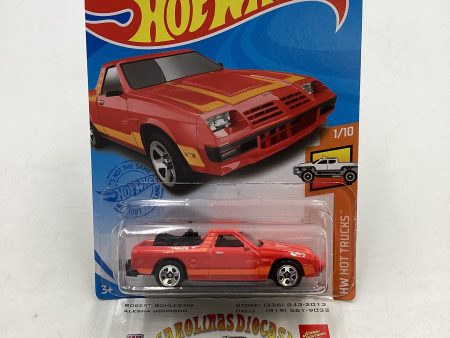 2021 Hot Wheels #175 82 Dodge Rampage Red 59i Discount