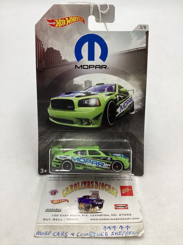 2018 Hot Wheels Mopar Series #3 Dodge Charger Drift Greens 152B Online Sale