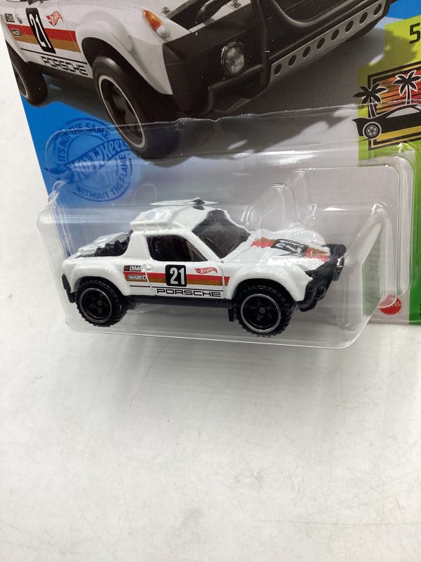 2021 Hot wheels #223 Porsche 914 Safari White 100E Online Sale