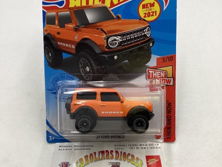 2021 Hot Wheels #100 21 Ford Bronco Orange 29B Online