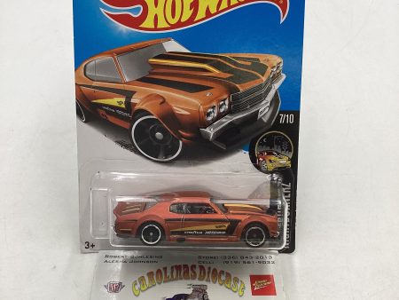 2017 Hot Wheels #212 70 Chevy Chevelle Orange 5A Supply