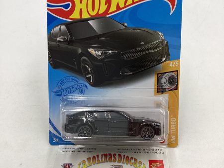 2021 Hot wheels #118 2019 Kia Stinger GT Black 61i For Sale