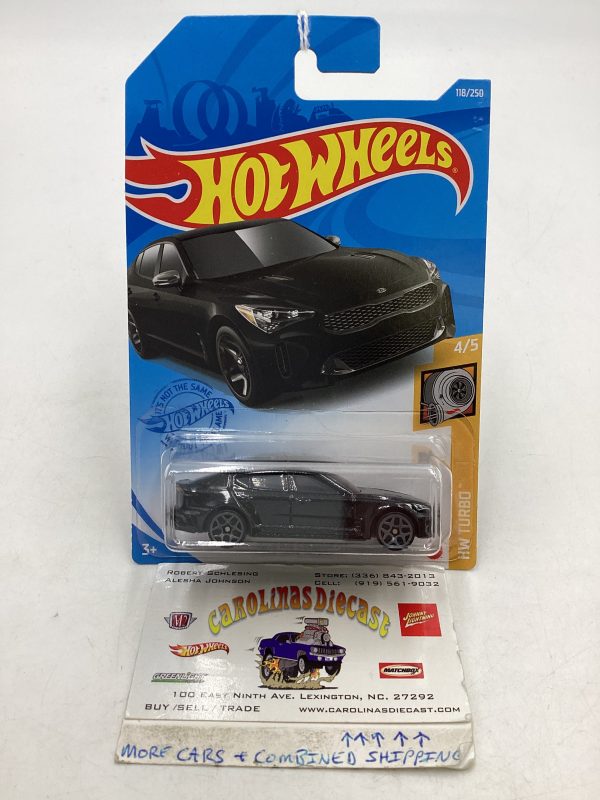 2021 Hot wheels #118 2019 Kia Stinger GT Black 61i For Sale