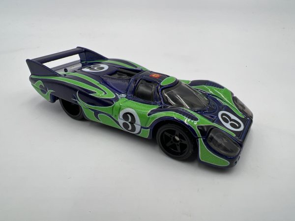 Hot Wheels Diorama Premium Porsche 917LH Blue Green Loose Online