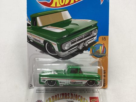 2017 Hot wheels #255 Custom 62 Chevy Pickup Card not perfect 17D For Discount