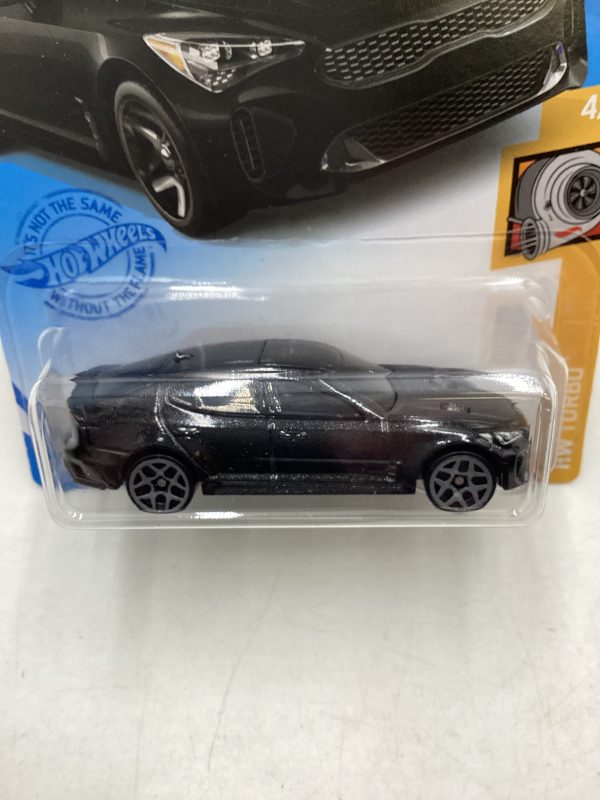 2021 Hot wheels #118 2019 Kia Stinger GT Black 61i For Sale