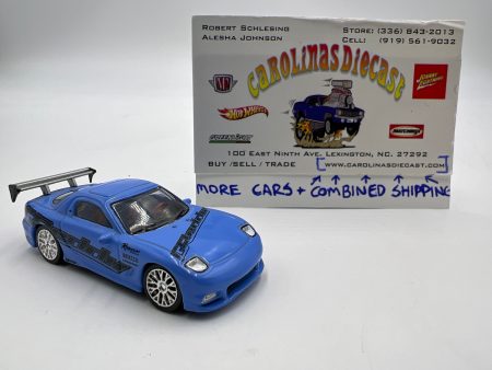 Racing Champions Fast & Furious 1993 Mazda RX-7 Blue Loose Sale