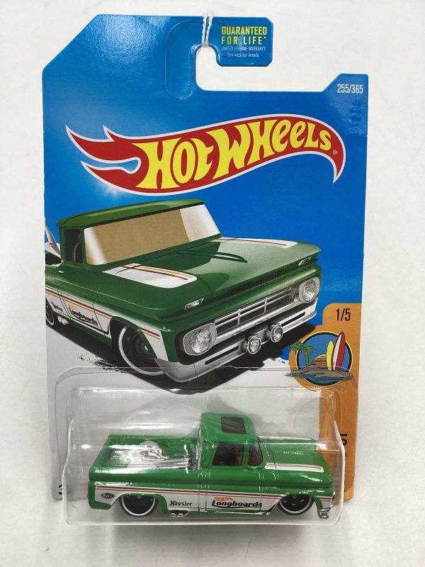 2017 Hot wheels #255 Custom 62 Chevy Pickup Card not perfect 17D For Discount