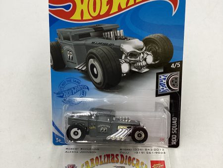 2021 Hot Wheels #161 Bone Shaker Gray Mooneyes 57A Online Sale