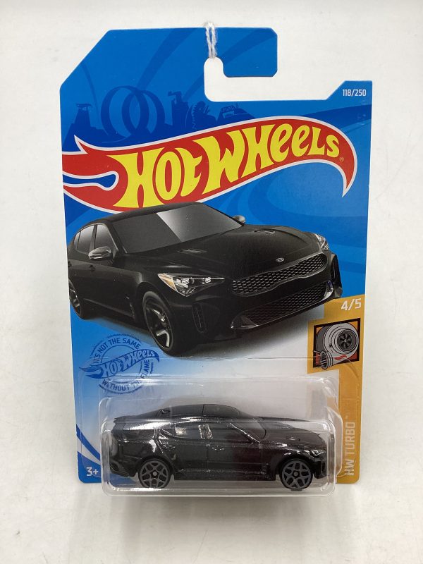 2021 Hot wheels #118 2019 Kia Stinger GT Black 61i For Sale