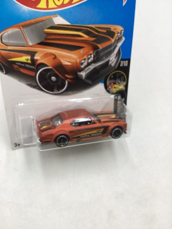 2017 Hot Wheels #212 70 Chevy Chevelle Orange 5A Supply