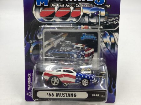 Muscle Machines 03-38 66 Mustang American Flag 222B Sale