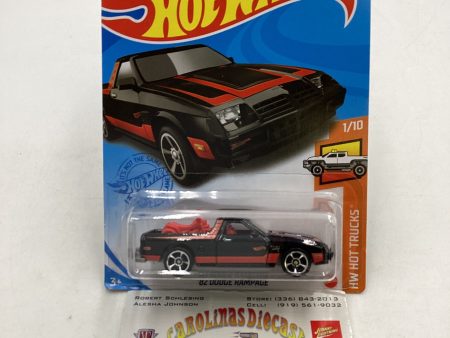 2021 Hot Wheels #175 82 Dodge Rampage Black 59i on Sale