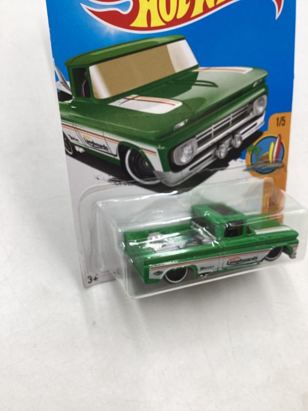 2017 Hot wheels #255 Custom 62 Chevy Pickup Card not perfect 17D For Discount