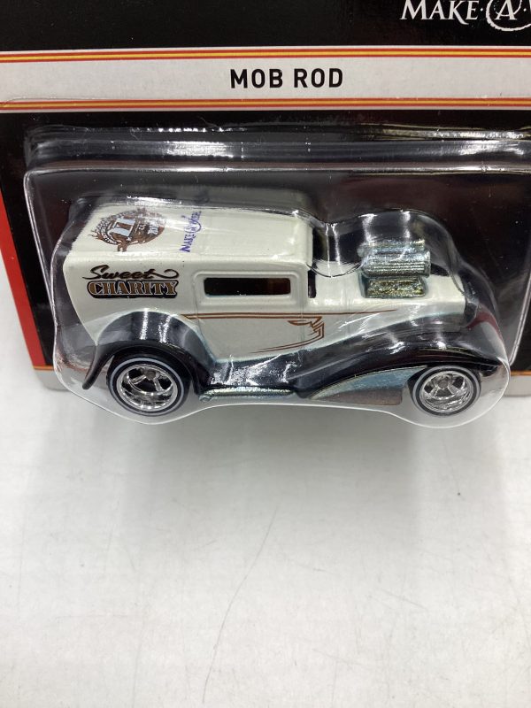 2013 Hot wheels 27th Annual Convention Mob Rod White #713 1500 with protector Online Sale