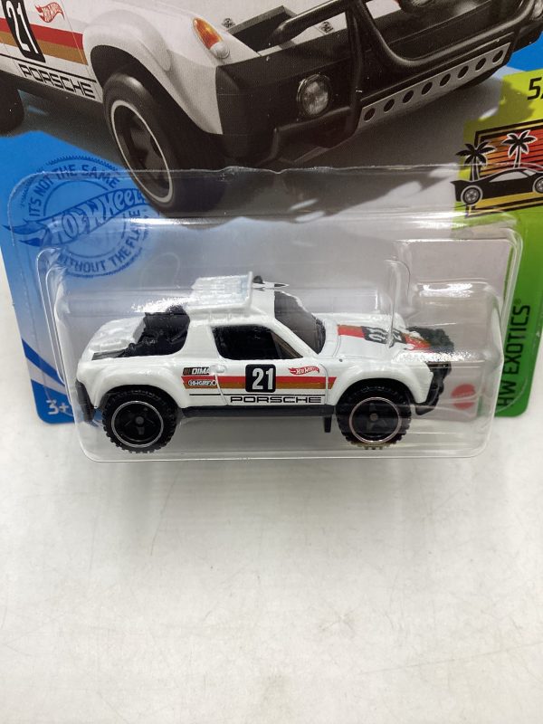 2021 Hot wheels #223 Porsche 914 Safari White 100E Online Sale