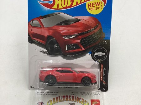 2017 Hot wheels #220 2017 Camaro ZL1 Red 4C For Discount