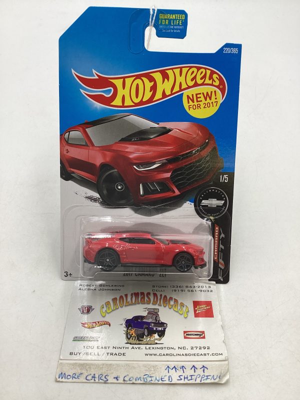 2017 Hot wheels #220 2017 Camaro ZL1 Red 4C For Discount