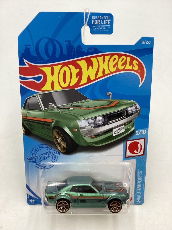 2021 Hot Wheels #151 70 Toyota Celica Green 94G For Cheap