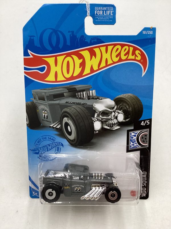 2021 Hot Wheels #161 Bone Shaker Gray Mooneyes 57A Online Sale