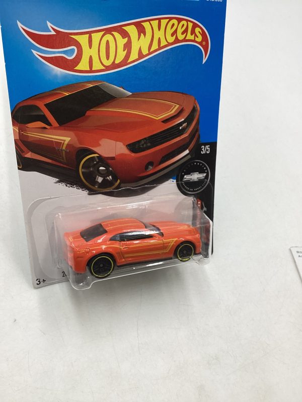 2017 Hot wheels #246 2013 Hot Wheels Camaro Special Edition Orange 1E Online Sale