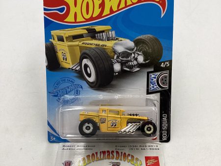 2021 hot wheels #161 Bone Shaker Yellow Mooneyes 53C Online Sale