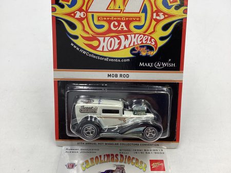 2013 Hot wheels 27th Annual Convention Mob Rod White #713 1500 with protector Online Sale