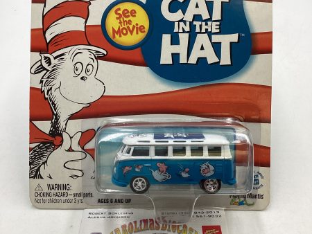 Johnny Lightning The Cat In The Hat 65 Volkswagen Samba Bus Blue 218F Fashion