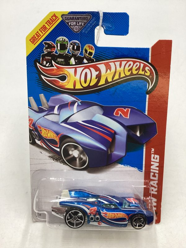 2013 Hot Wheels #101 Treasure Hunt Prototype H-24 Blue 274B For Cheap