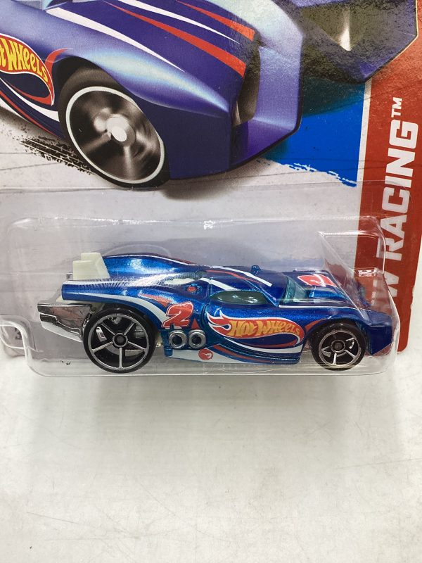 2013 Hot Wheels #101 Treasure Hunt Prototype H-24 Blue 274B For Cheap