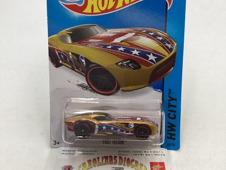 2015 Hot Wheels Treasure Hunt #69 Fast Felion Intl. Card 277Q Sale