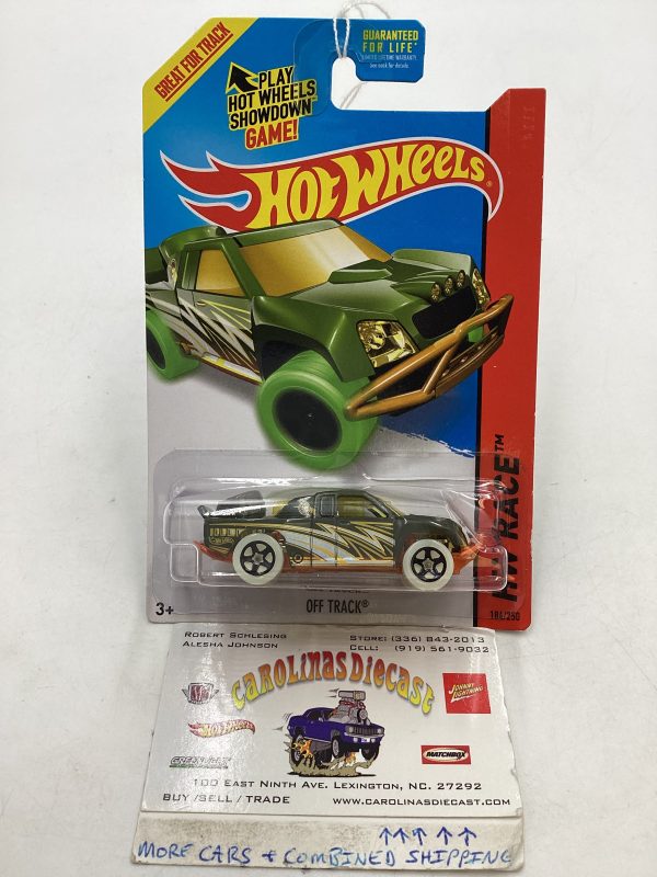 2014 Hot Wheels Treasure Hunt #184 Off Track Green 277R Online