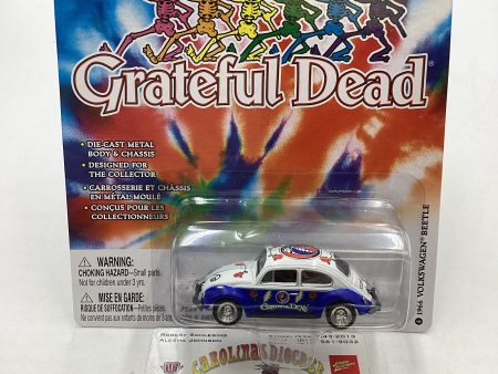 Johnny Lightning Grateful Dead 1966 Volkswagen Beetle Blue White on Sale