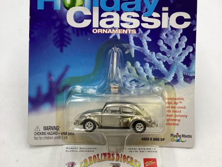 Johnny Lightning Holiday Classic Ornaments 66 VW Beetle Chrome Hot on Sale