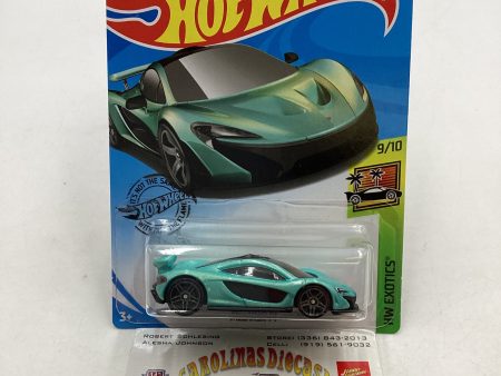 2020 Hot wheels #149 McLaren P1 Teal 103G Online Sale