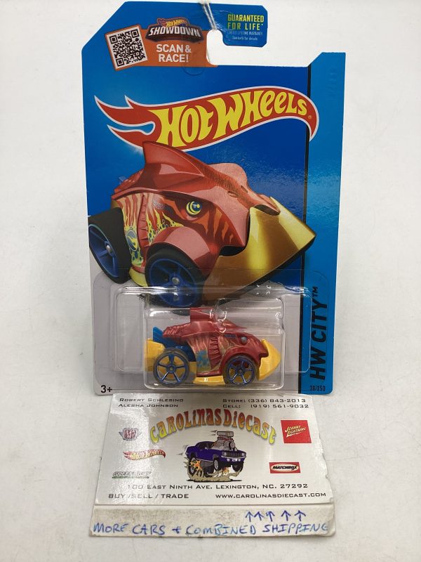 2015 Hot Wheels Treasure Hunt #38 Pirahna Terror Red 277K Online Hot Sale