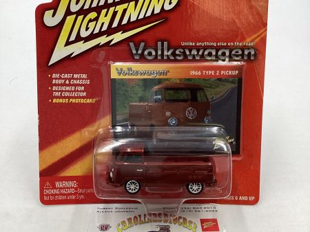 Johnny Lightning Volkswagen Series 1966 Type 2 Pickup 220B Hot on Sale