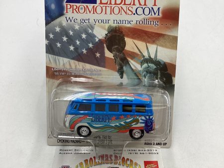 Johnny Lightning Liberty Promotion Edition No. 1 66 Volkswagen 23 Window Samba Bus with protector Online now